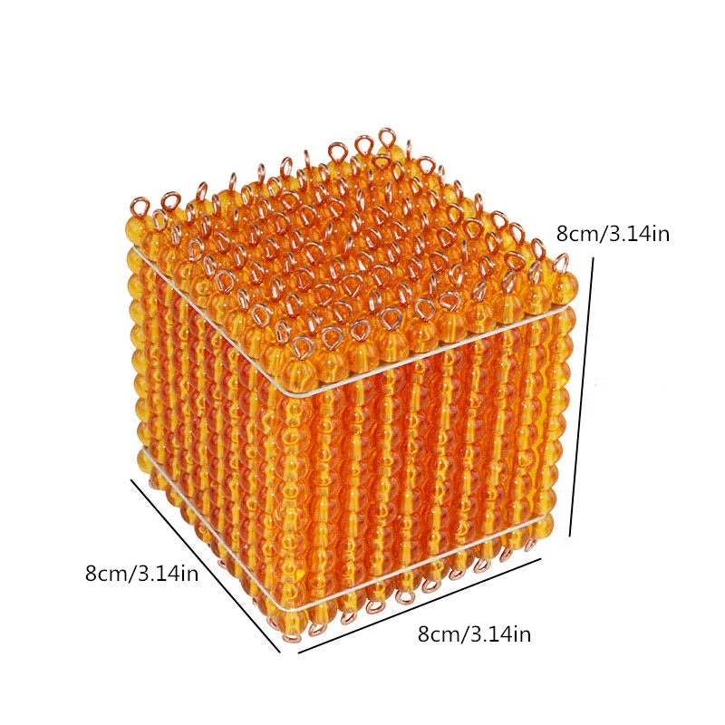 Montessori Golden Bead Thousand Cube