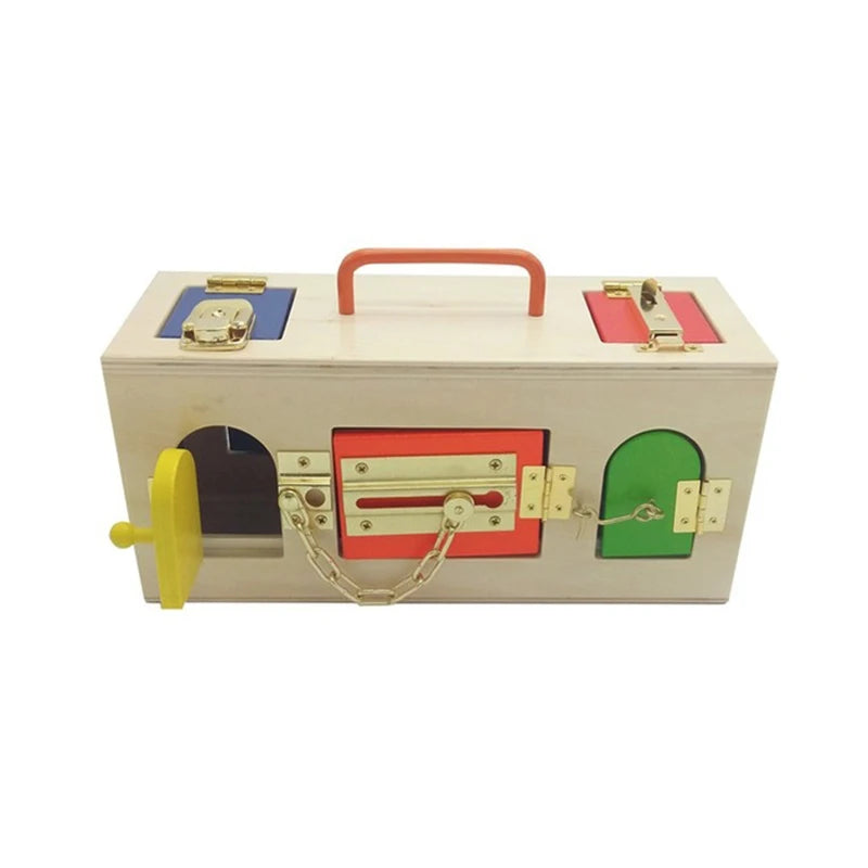 Montessori Lock Exercises Box