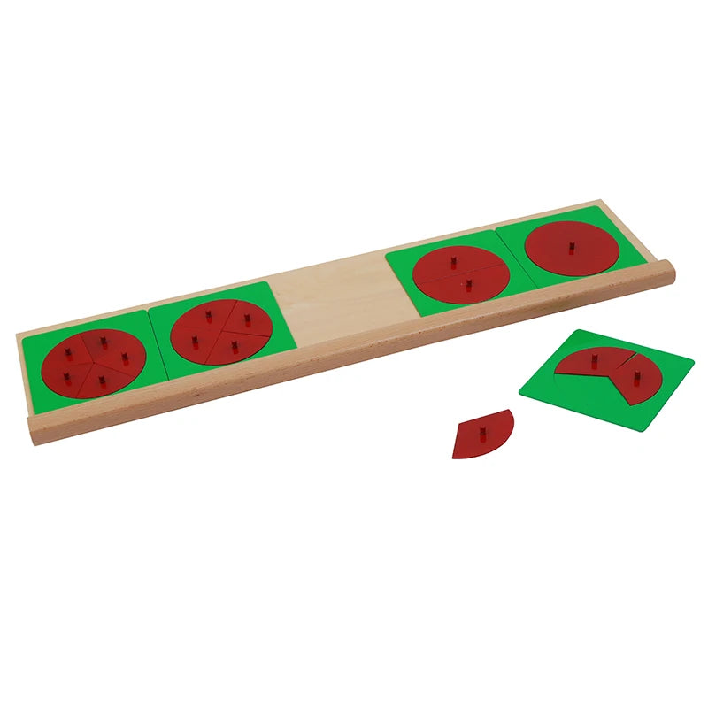 Montessori Metal Fraction Circles With Stands