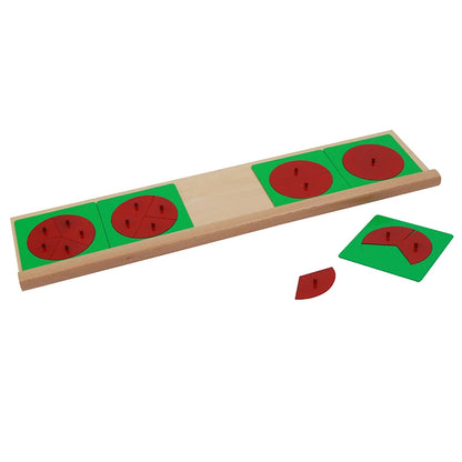 Montessori Metal Fraction Circles With Stands