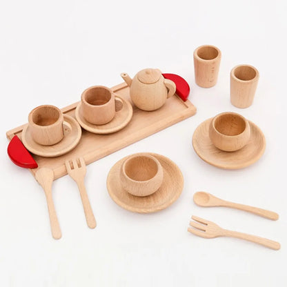 Montessori Wooden Tea Set