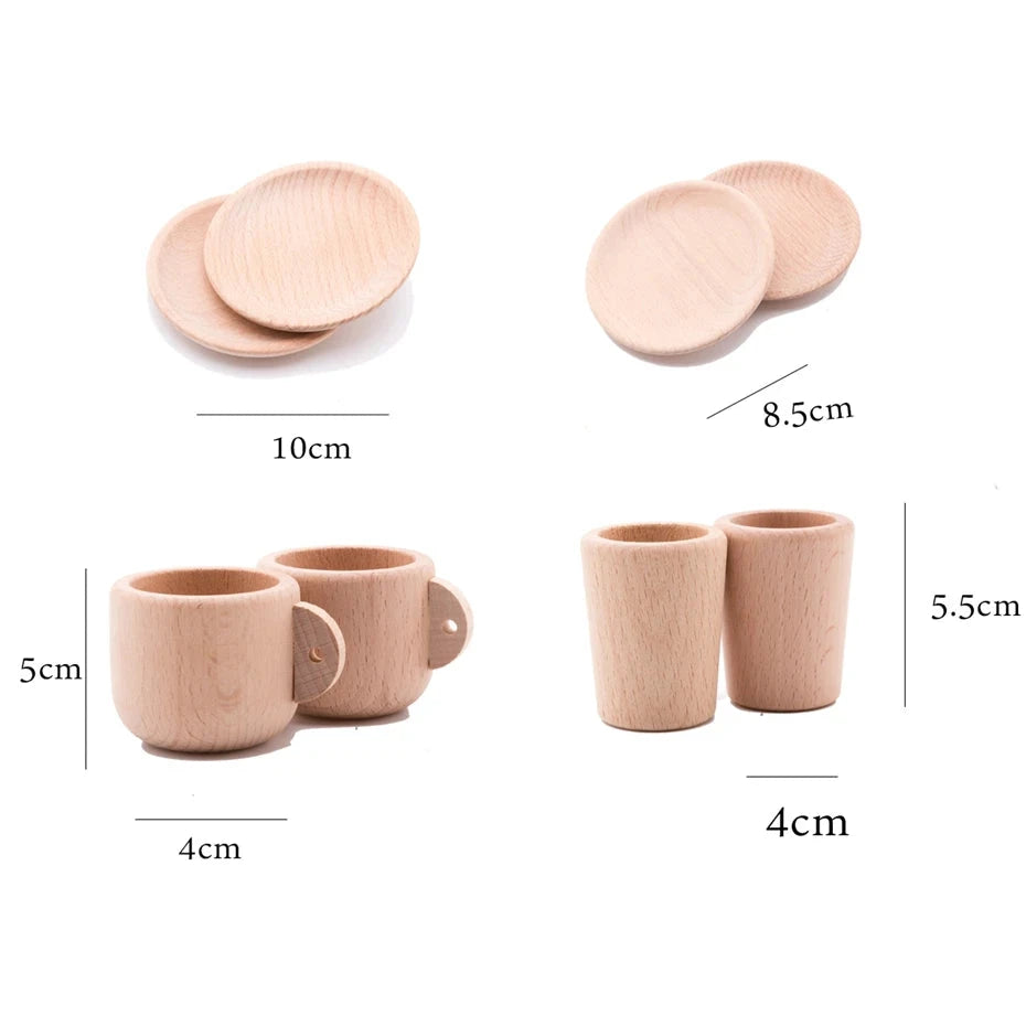 Montessori Wooden Tea Set