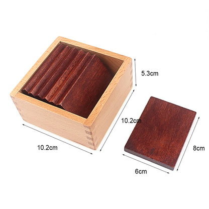 Montessori Sensorial | Baric Tablets with Box