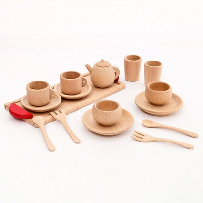 Montessori Wooden Tea Set