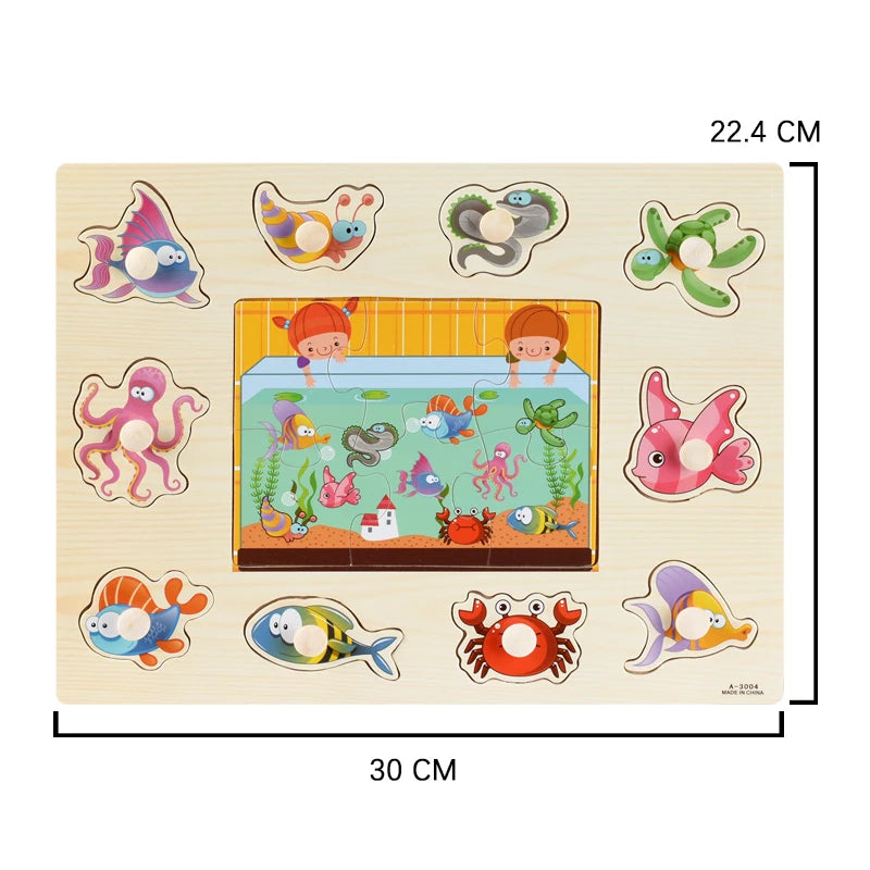 Montessori Wooden Puzzles