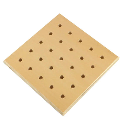Montessori Wooden Peg Board