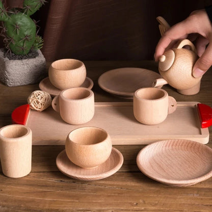 Montessori Wooden Tea Set