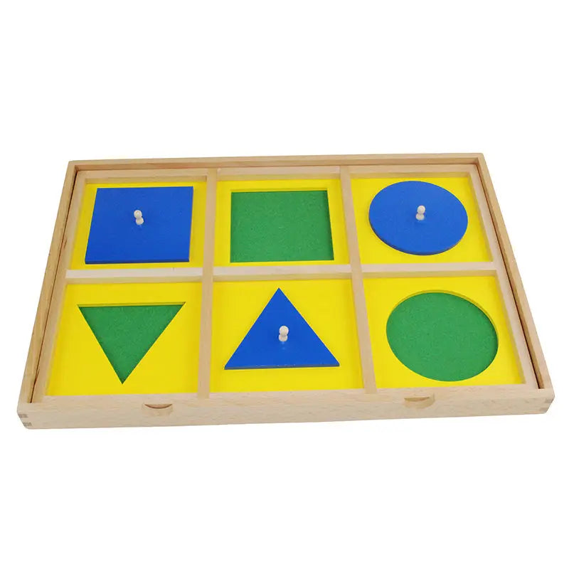 Montessori Geometric Demonstration Tray