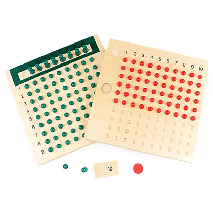 Montessori Wooden Multiplication and Division Bead Board