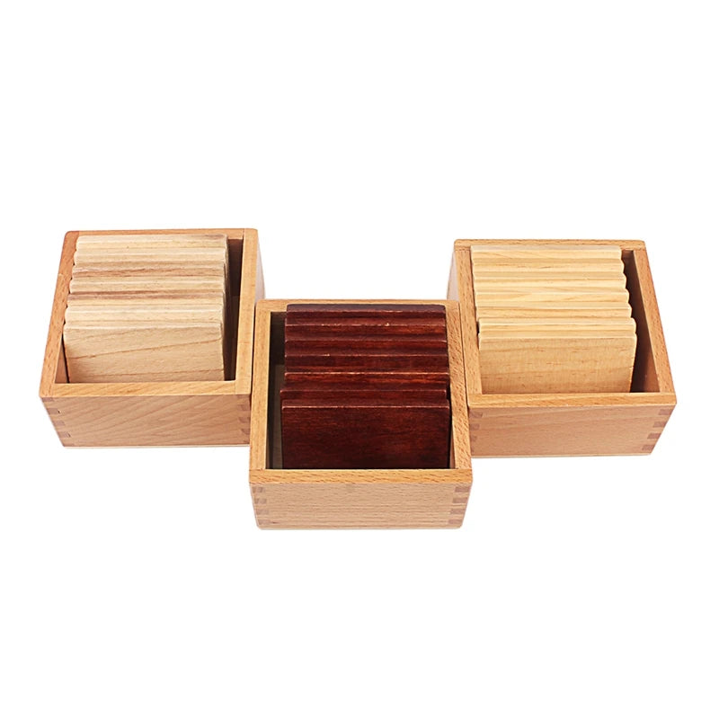 Montessori Sensorial | Baric Tablets with Box