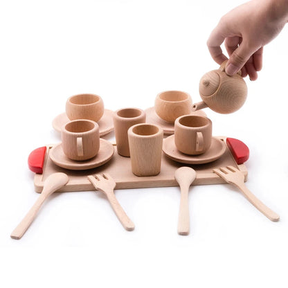 Montessori Wooden Tea Set