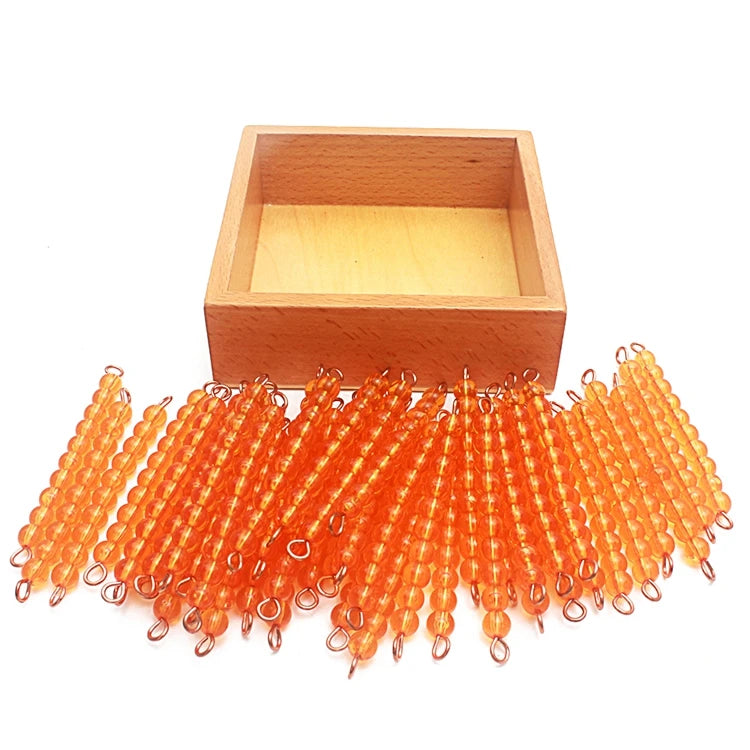 Montessori 45pcs Golden Beads With Box