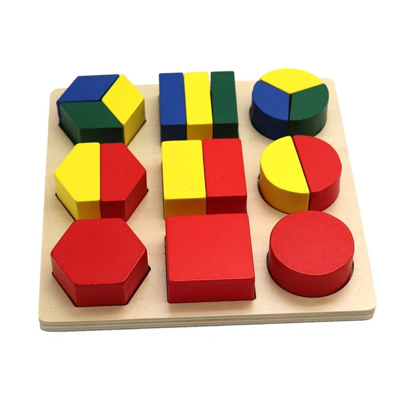 Montessori Assembly Geometric Shape Tray