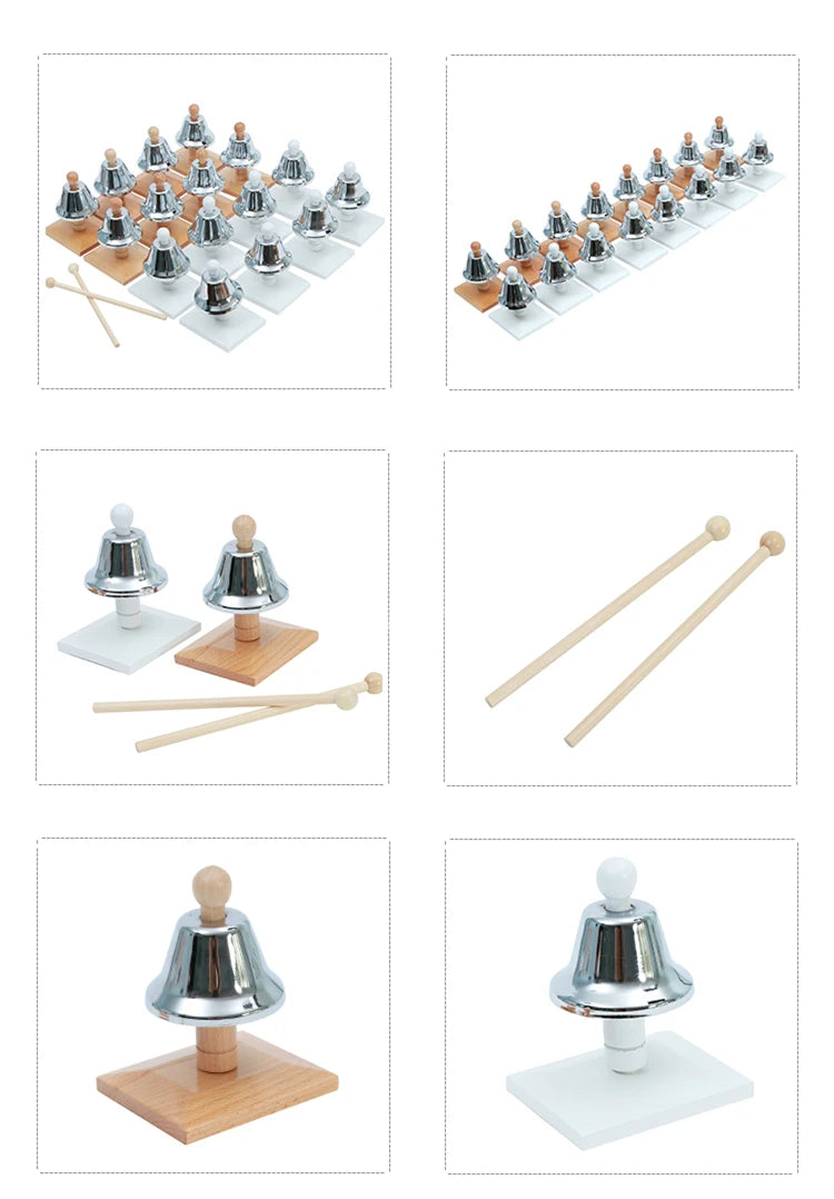 Montessori Sensorial | Bell Set (16pcs)