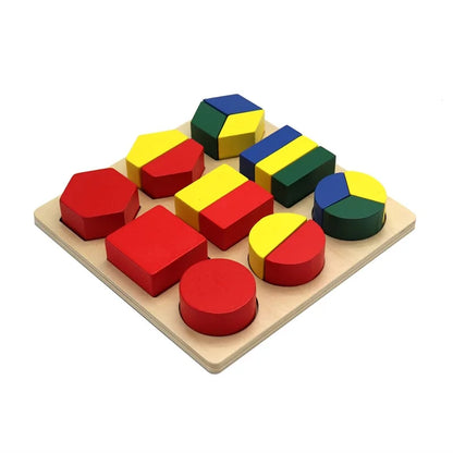 Montessori Assembly Geometric Shape Tray