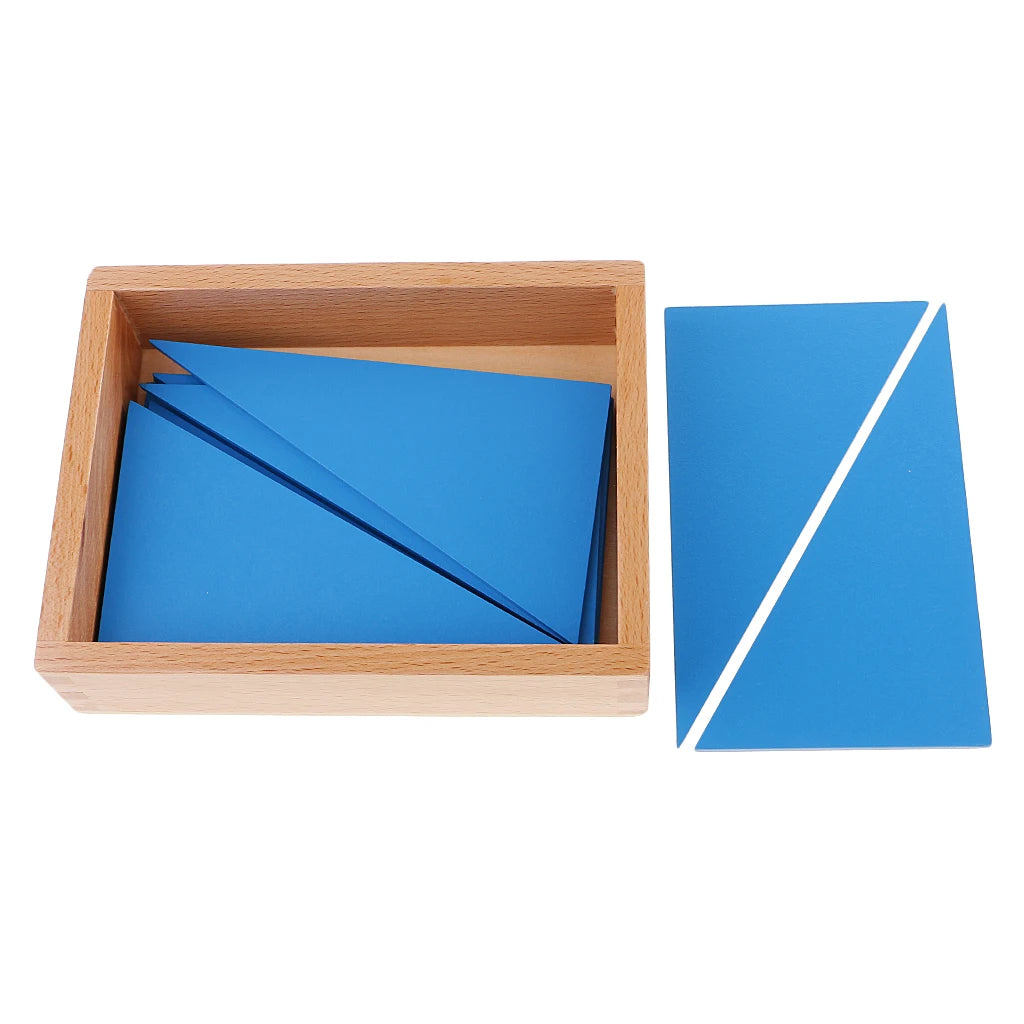 Montessori Constructive Blue Triangles