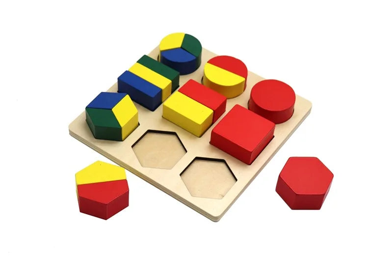 Montessori Assembly Geometric Shape Tray