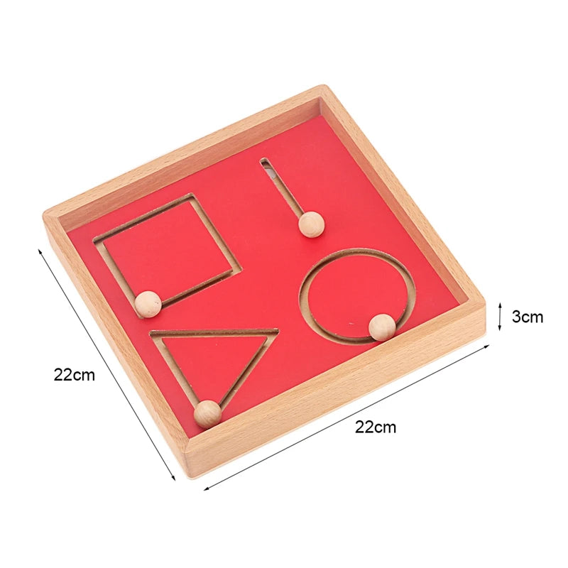Montessori Lines &amp; Shapes Writing Practice Board