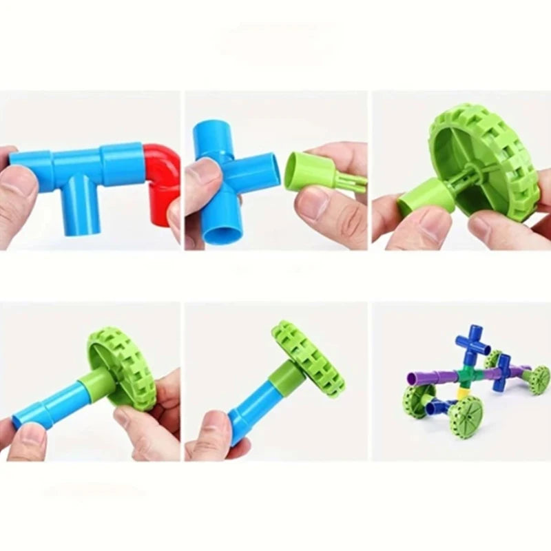 DIY Water Pipe Building Block Toy