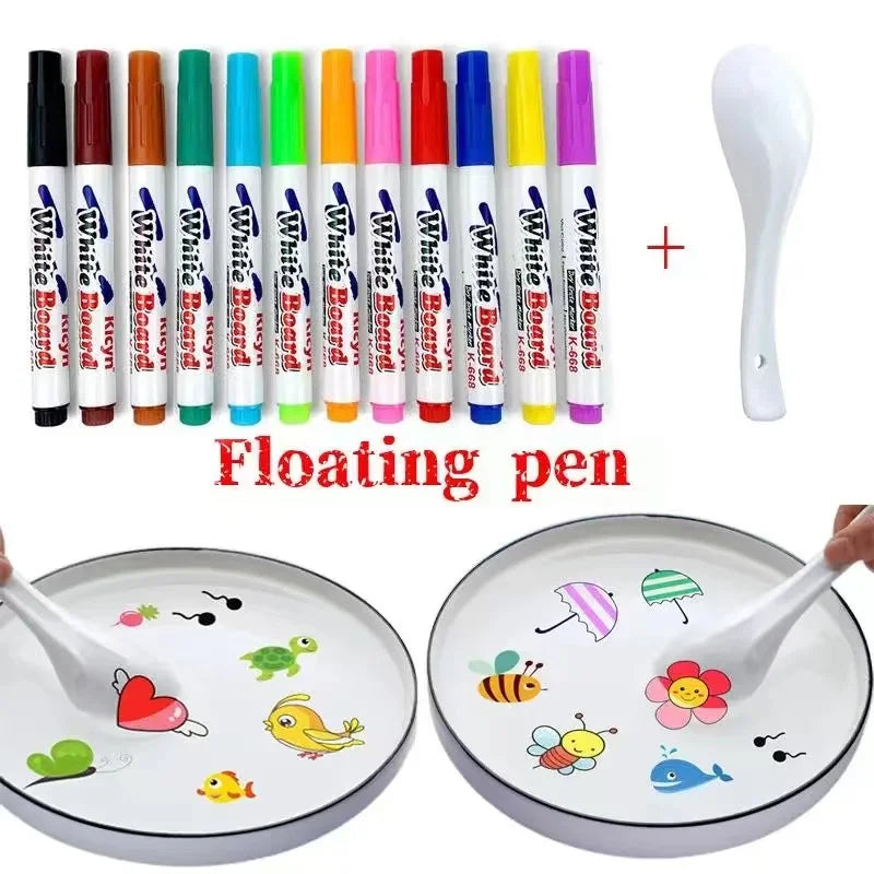 12 Color Water Painting Pen Set