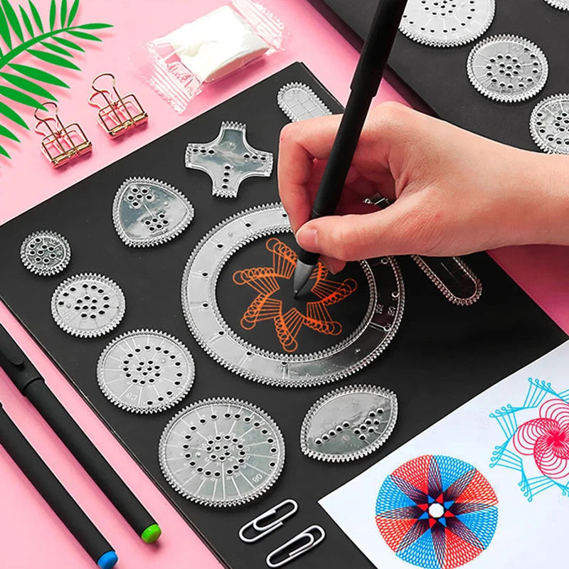 10-33pcs Spirograph Design