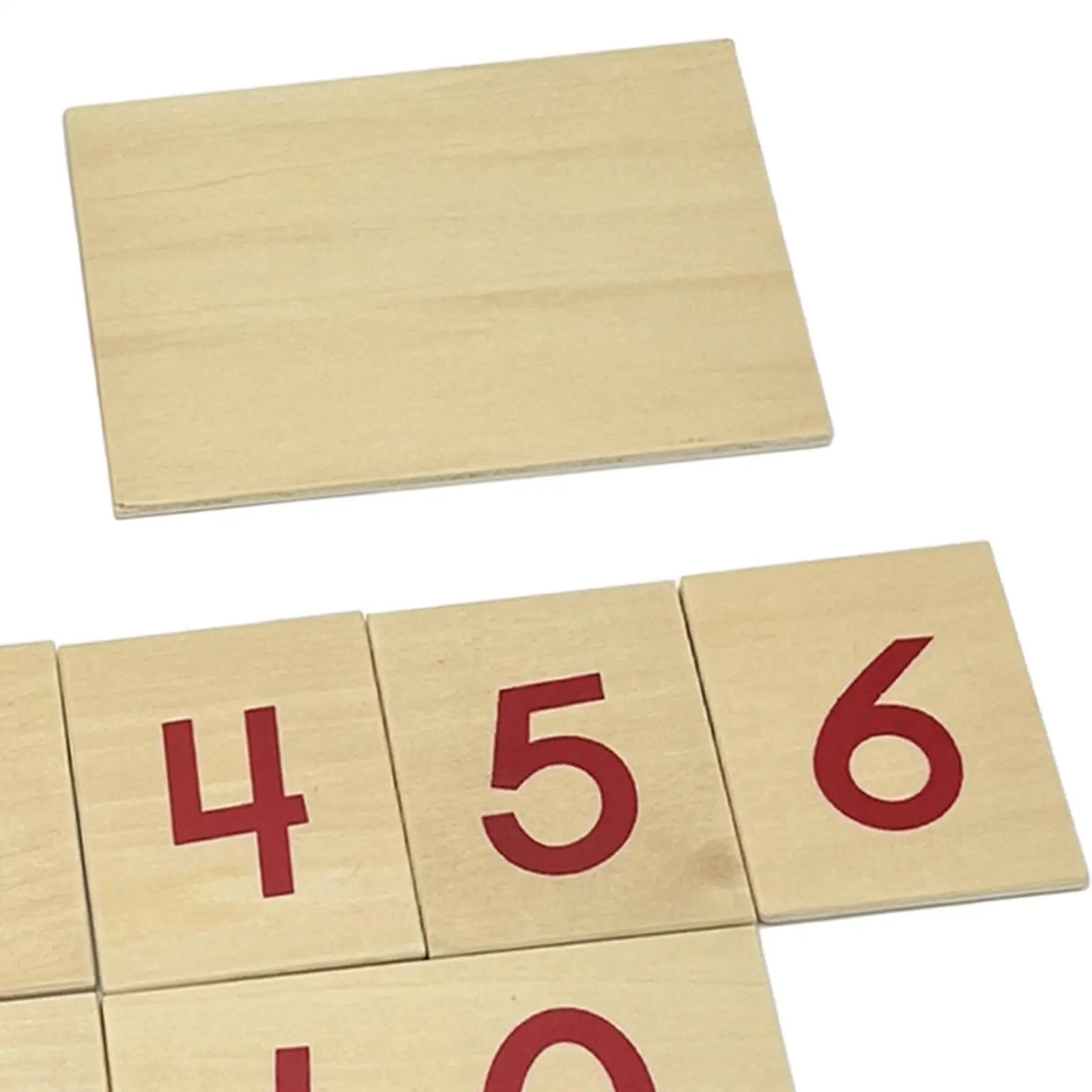 Montessori Wooden Number Cards 1-10