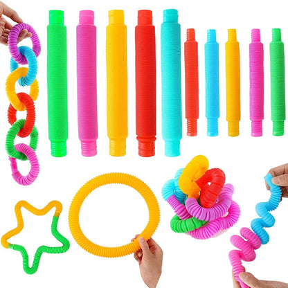 Colorful Pop Tubes