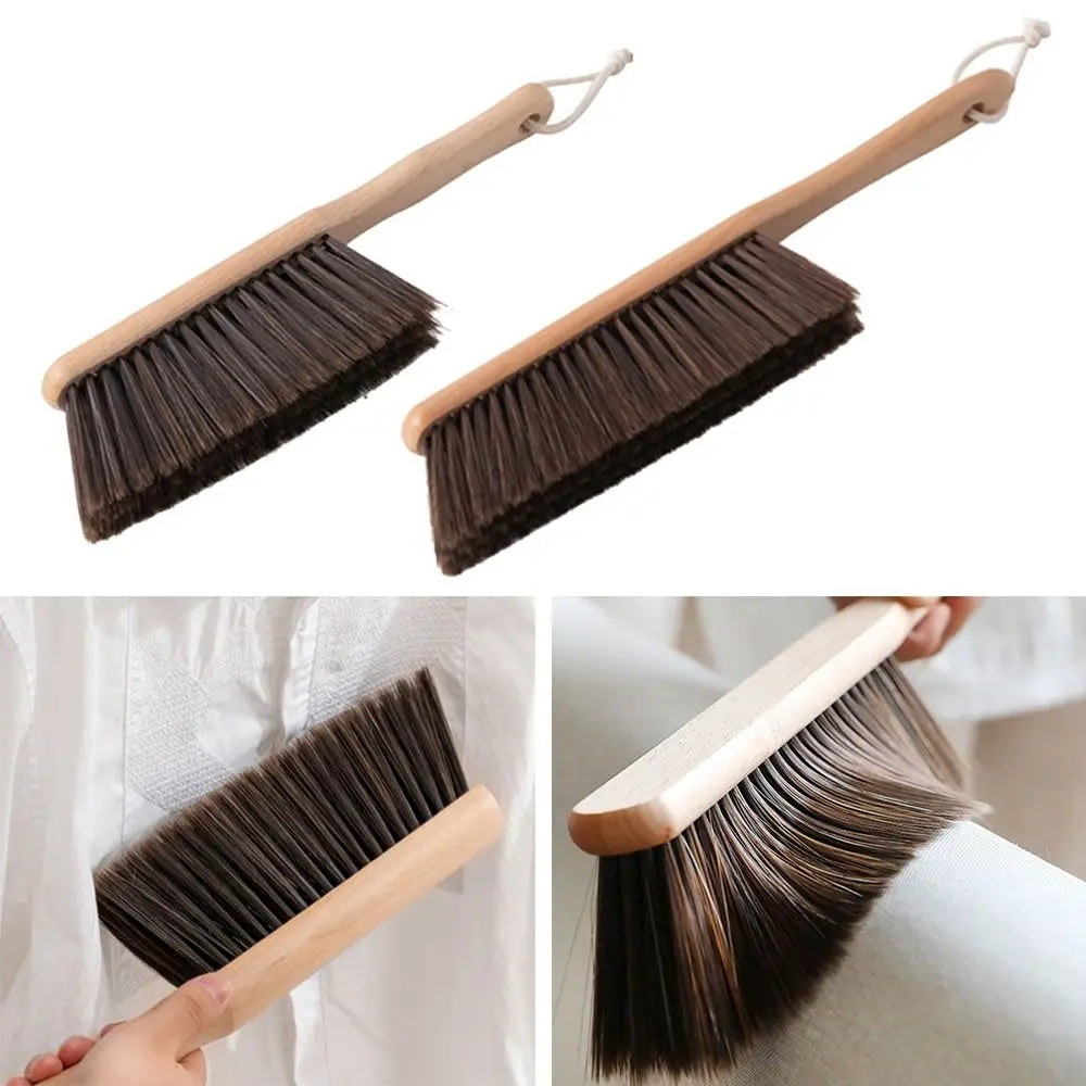 Dust Brush With Wooden Handle