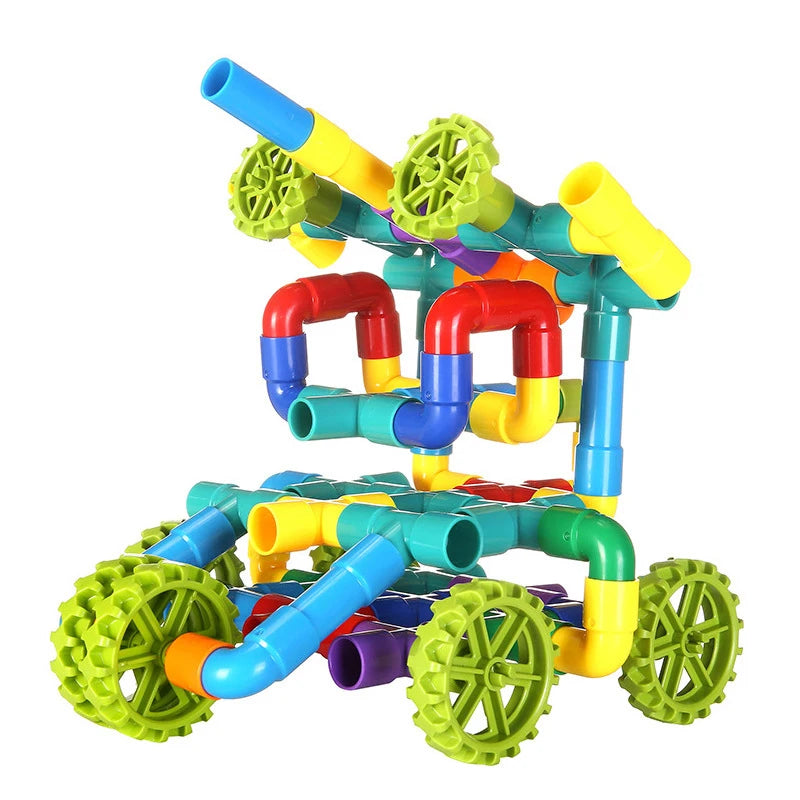 DIY Water Pipe Building Block Toy