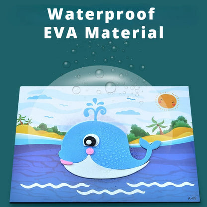 10Pcs 3D EVA Foam Sticker Puzzle