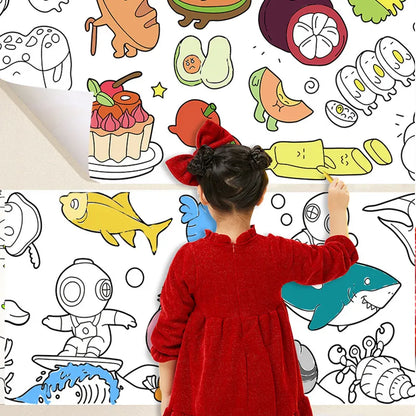 Children Drawing Roll
