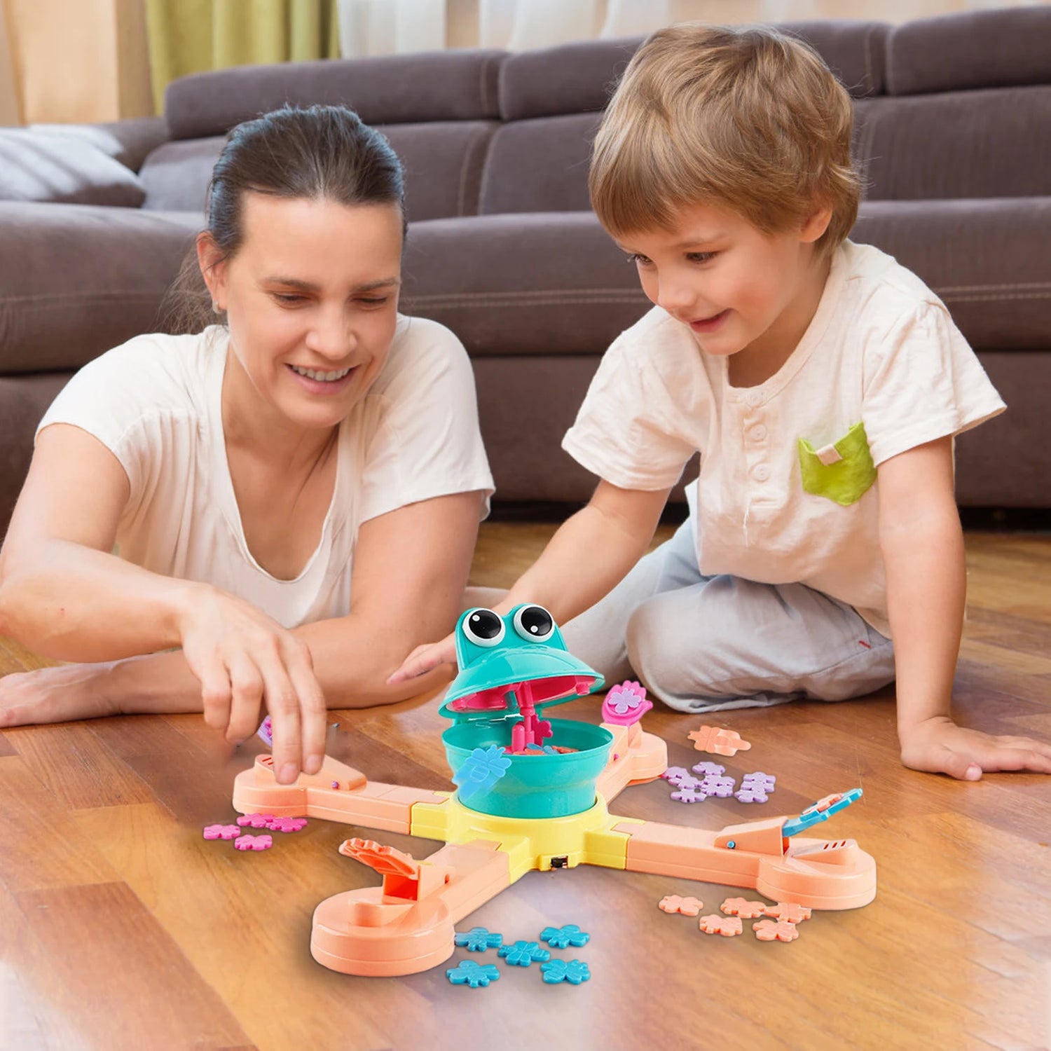 Electric Feeding Frog Toy