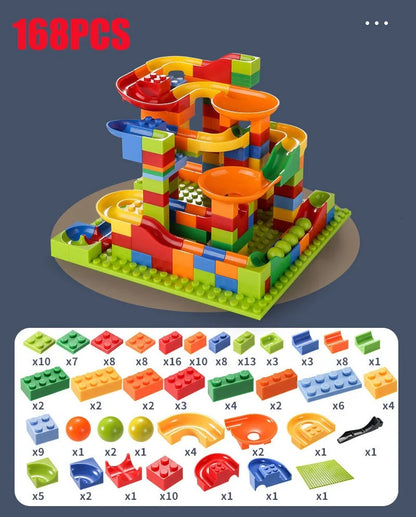 Building Blocks Maze Ball Track