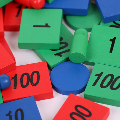 Montessori Wooden Stamp Game