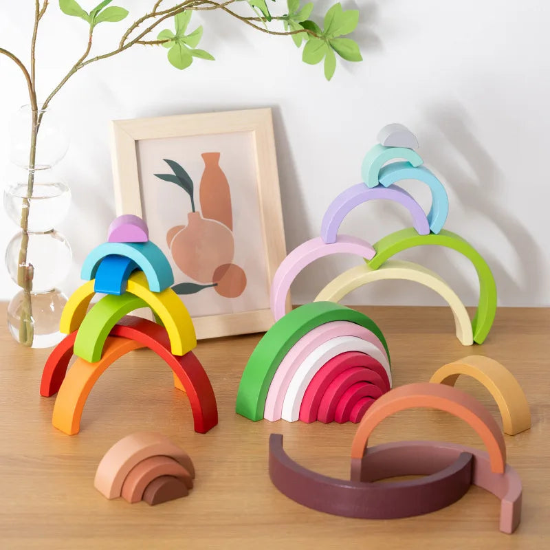 Rainbow Arch Jenga