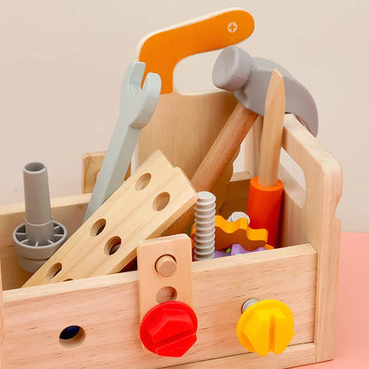 Wooden Toolbox Play Set