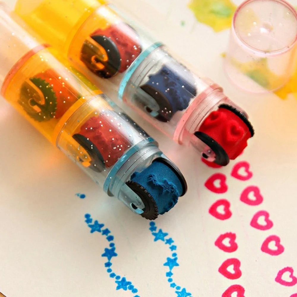 Mini Ink Stamp Roller Set