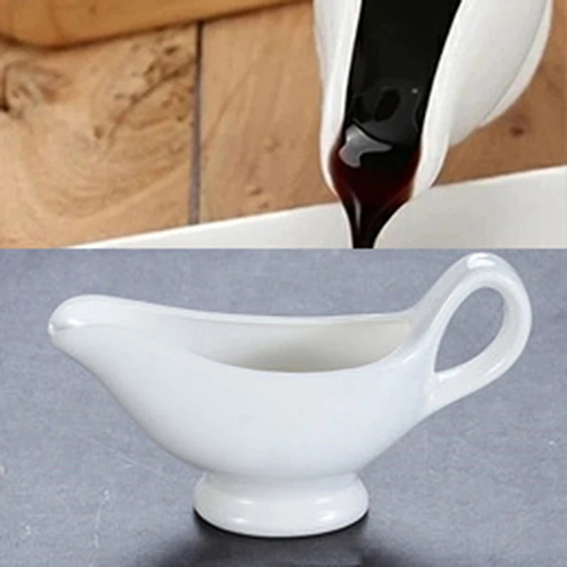 Mini Porcelain Sauce Boat