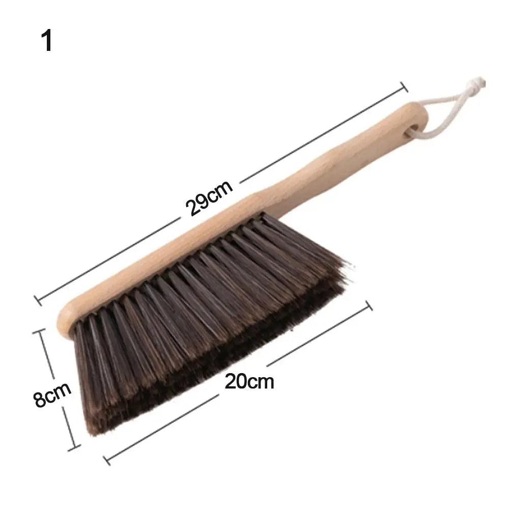 Dust Brush With Wooden Handle