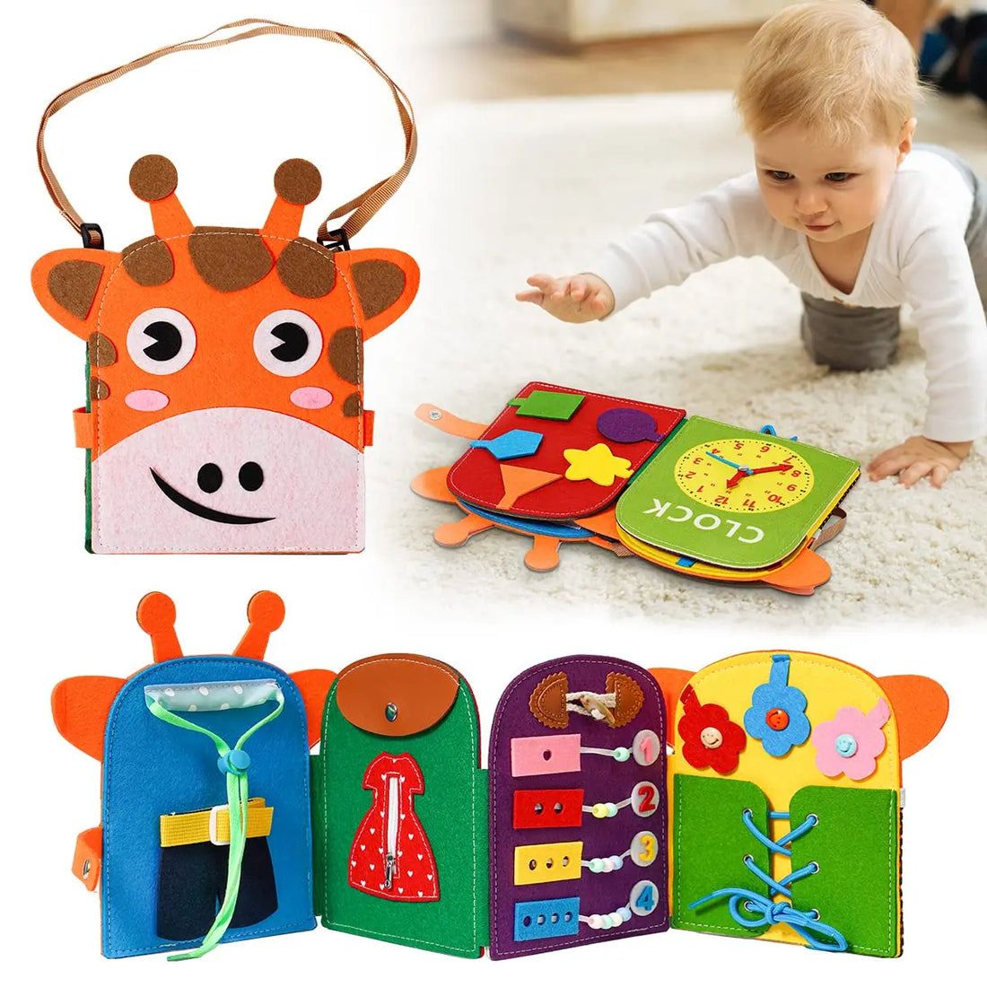 Busy Board Montessori Sensory Toys