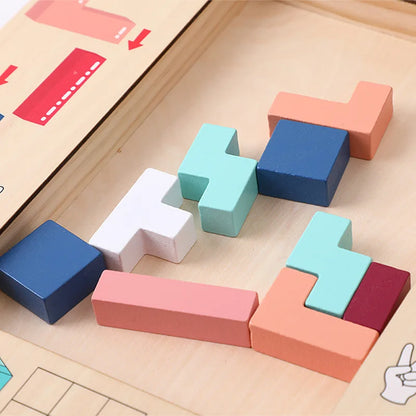 Montessori Wooden Tetris