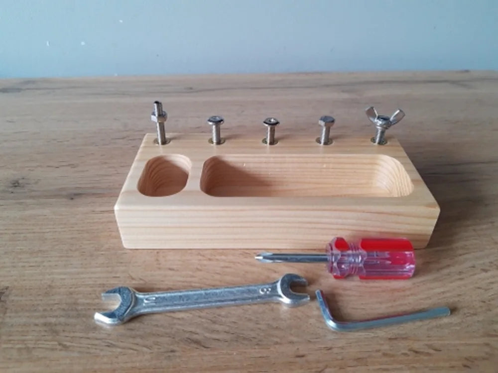 Montessori Busy Board Screw Bolt Set