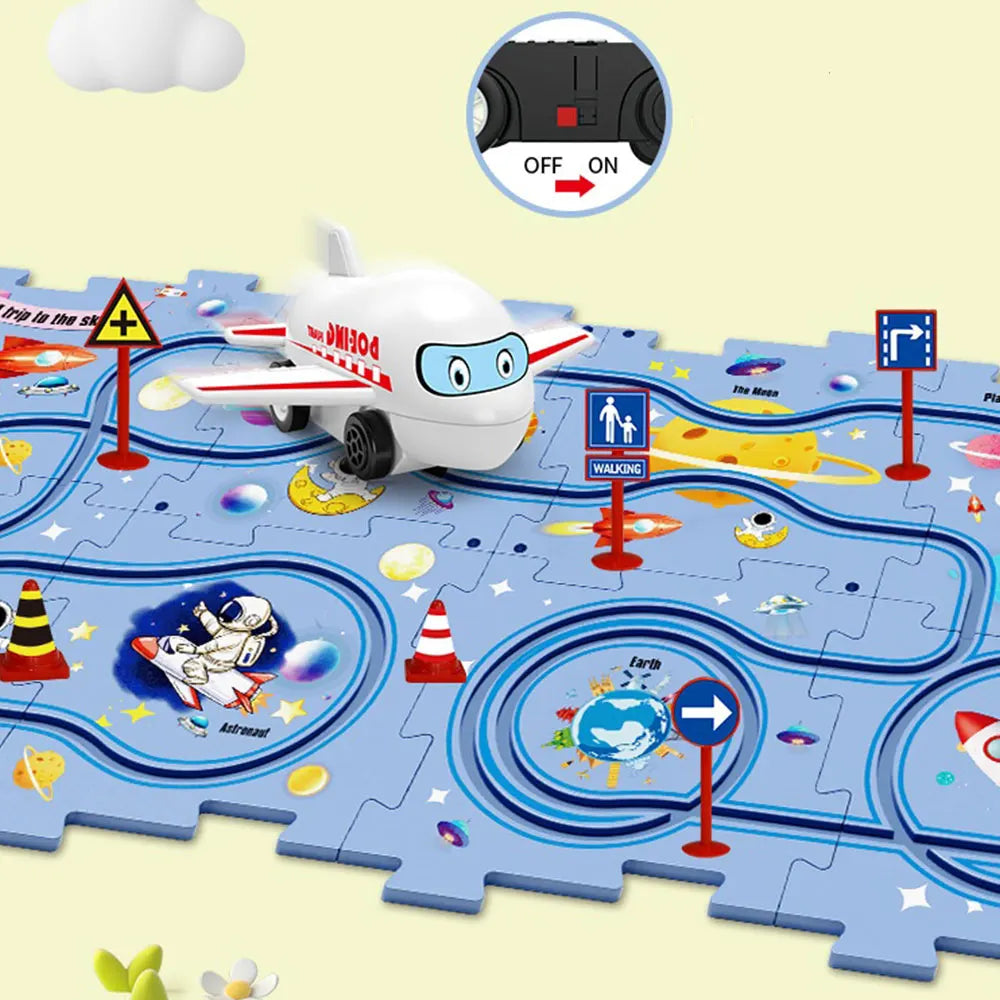 Puzzle Railroad Car