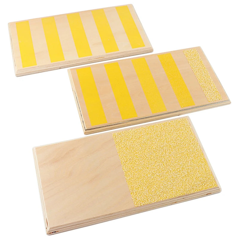 Montessori Rough &amp; Smooth Boards with Wooden Box