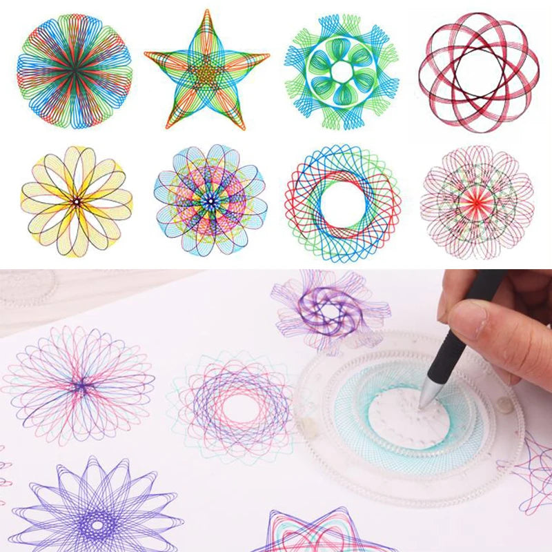 10-33pcs Spirograph Design