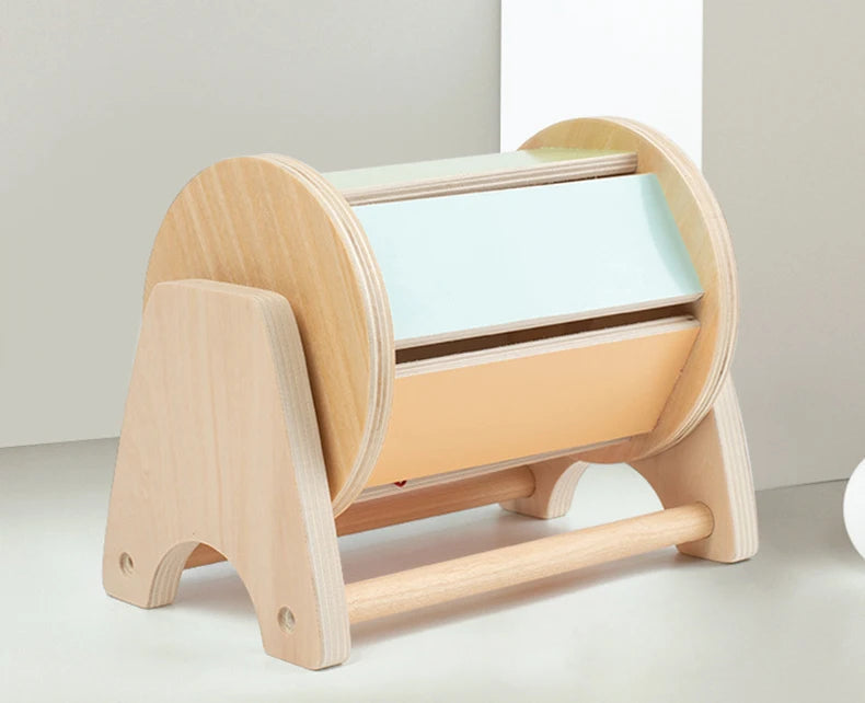 Montessori Macaroon Spinning Drum