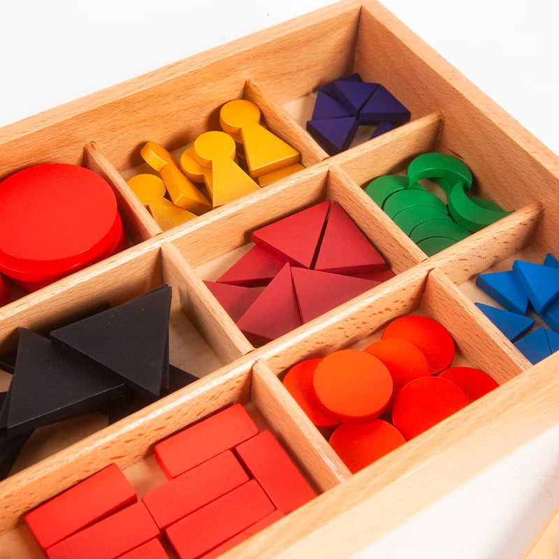 Montessori Wooden Basic Grammar Symbols With Box