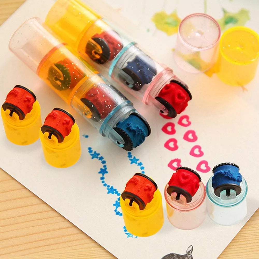 Mini Ink Stamp Roller Set