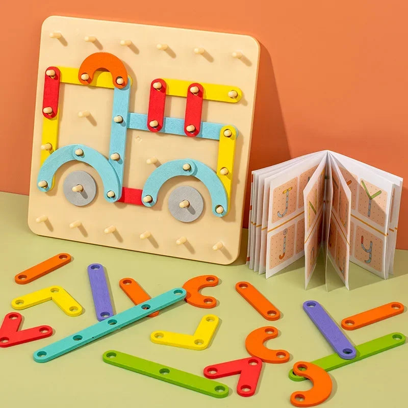 Wooden Toys Nail Board