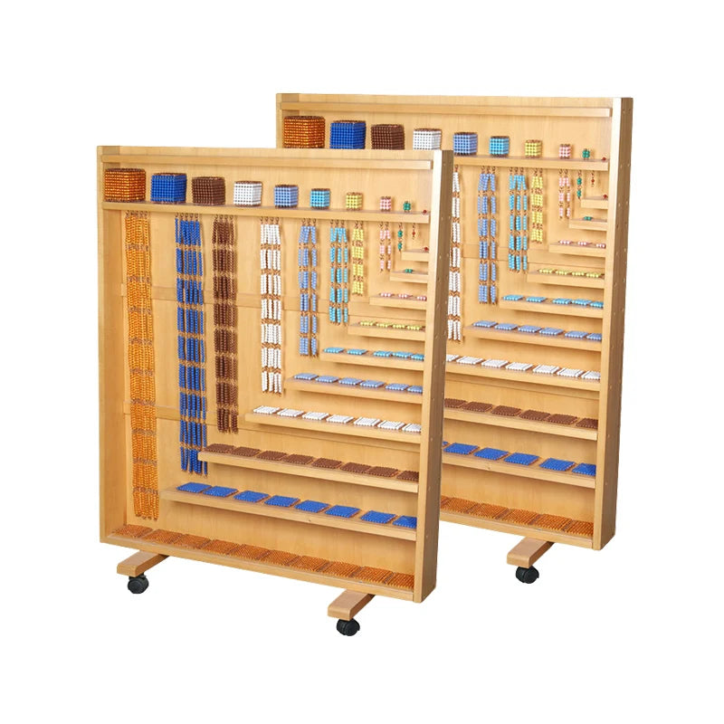 Montessori Complete Set of Beads with Cabinet